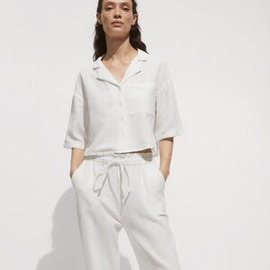 Mango Short sleeved cotton shirt